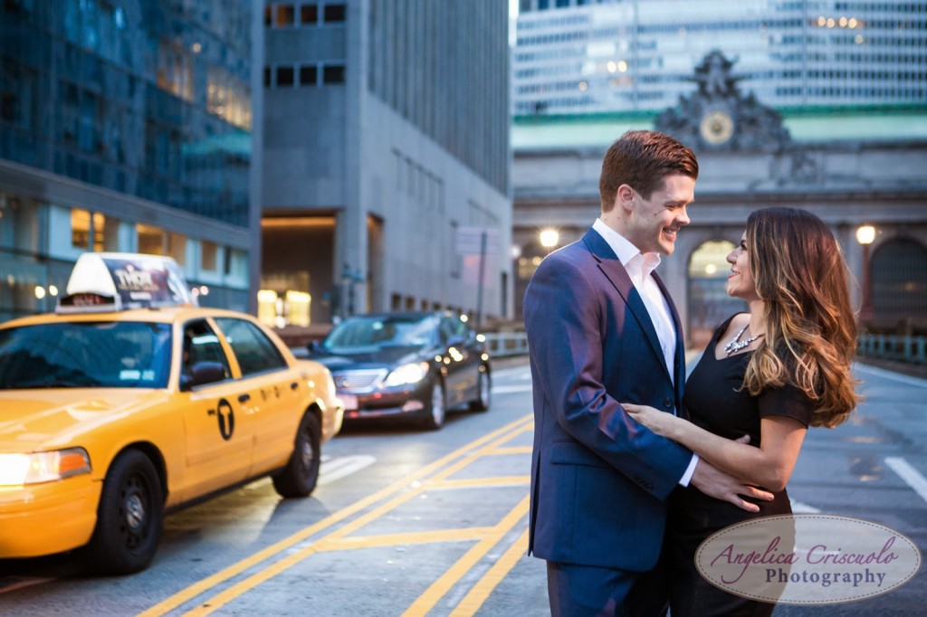 Engagement Photos; New York Engagement Photos; New York; Grand Central Engagement Photos; Zara Dress; Classic dress; What to wear to engagement photos; black dress; Wedding season; wedding engagement photos; ny fashion blogger