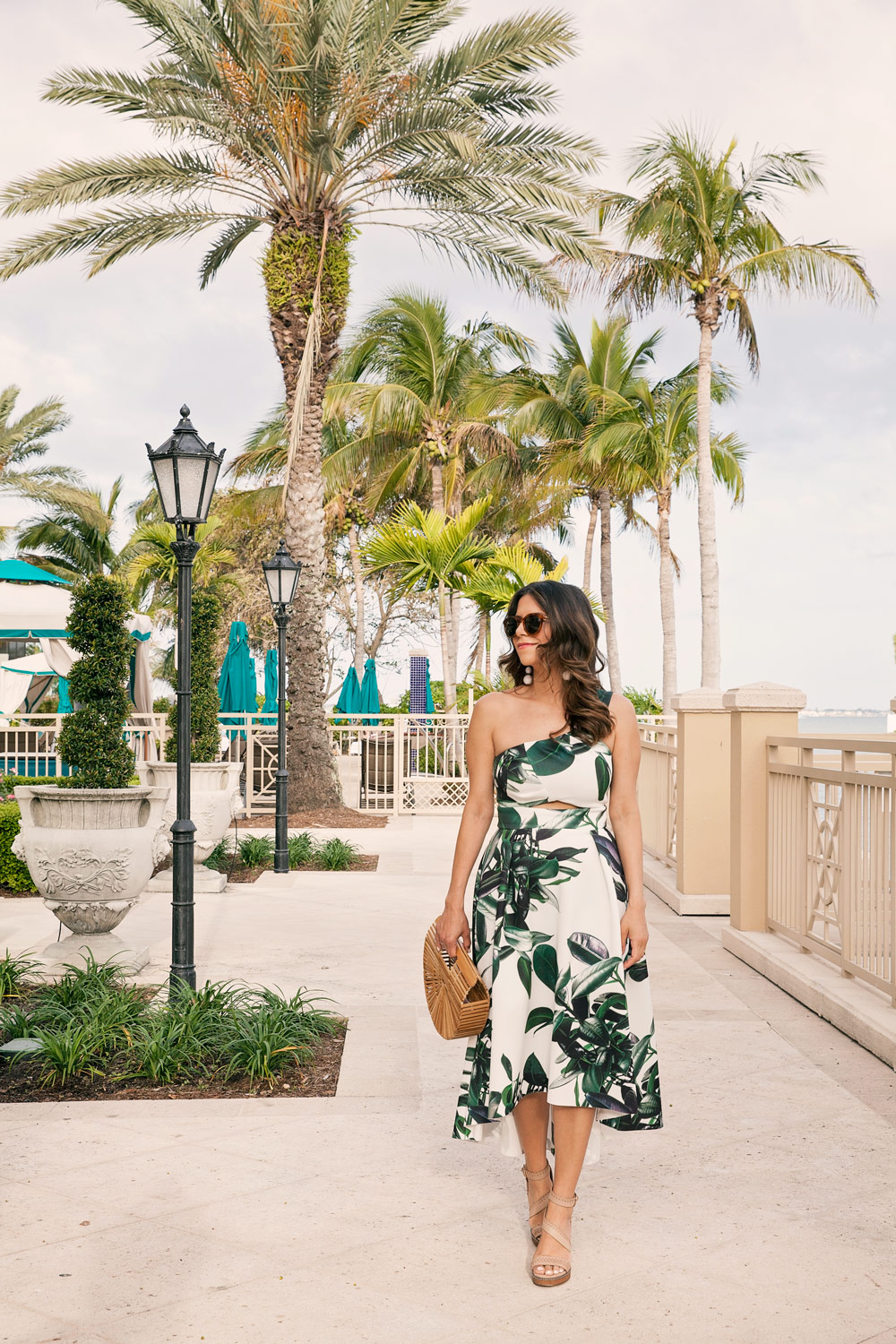 Palm Tree Dress Sarasota Ritz Carlton Summer Family Getaway